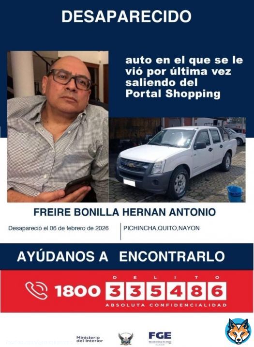 Señora @CaroAndradeQ Secretaria de Seguridad del DM #Quito @SeguridadeQuito Ayer fue secuestrado Hermán, active los protocolos urgentes de búsqueda en coordinación con la @PoliciaEcuador Dos hijos que perdieron a su madre por cáncer claman porque su padre aparezca con vida.