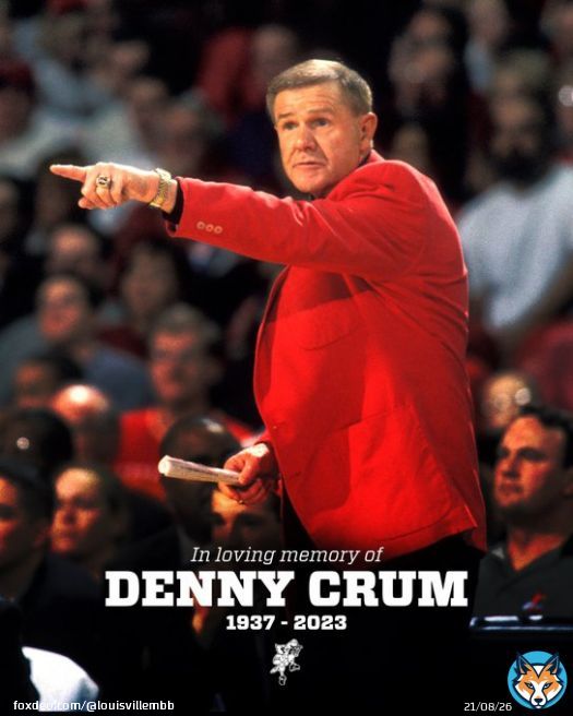We are saddened to share the passing of legendary UofL Basketball Coach Denny Crum. Our thoughts & prayers are with his loved ones.