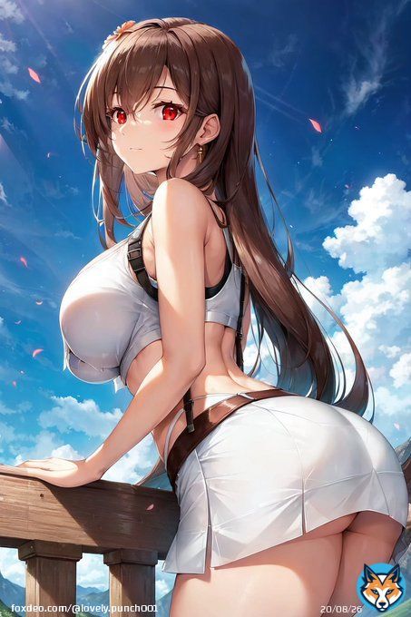 【AIイラスト】ティファさんの後ろ姿ですの  ライザのアトリエがTVアニメ化決定したみたいですの。 キャスト陣据え置きとのことですの。 2023年の夏に放送開始との情報ですの。  #ティファ #いいねした人全員フォローする  #リツイートした人全員フォローする