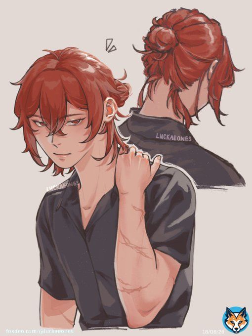 a summer haircut perhaps?   #diluc #genshin #原神