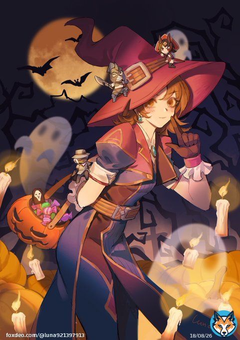 Trick or Treat #Kiriko  #Overwatch #Overwatch2  #Halloween  #OverwatchFanart