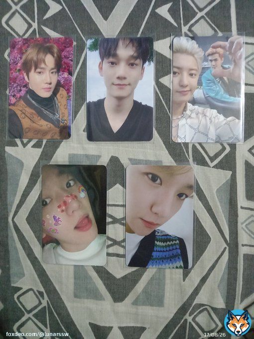 wts lfb ph exo album with pc  suho moderato tempo, chen dear my dear, exo-sc paradise 1 billion views, baekhyun universe, baekhyun chemistry delight  &mdash; 2,110 + sf + pf &mdash; with respective unsealed albums and complete inclusions &mdash; 2,000 if payo  flower sehun chanyeol sechan band-aid