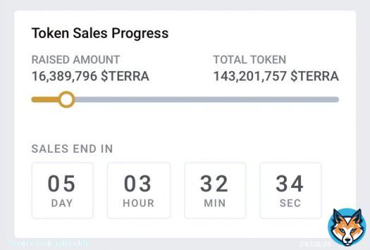 Over 16m $TERRA has been raised! The presale is heating up! Don&rsquo;t miss out!  $LUNC $TERRA  Join the $TERRA token presale!     -------------------------------------------  #LUNC #LuncBurn #LUNCcommunity #Crypto #USTC #Binance #Terra #Burnalot #LUNA