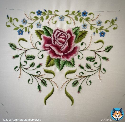 Latest work...embroidery for a traditional dress.   #silkembroidery #handembroidery #embroidery #traditionaldress #nidwalden #switzerland #Switzerland