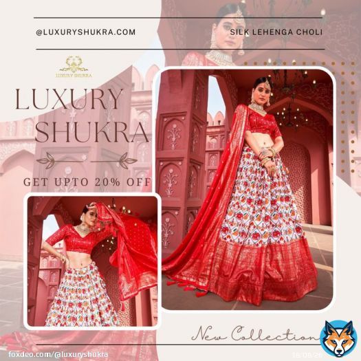Obsessed with silk material ..? #luxuryshukra got you all covered with best silk lehenga's , elegant and comfortable starting at just ₹999 . . Shop only @luxuryshukra.com . . #silk #indian #traditionaldress #lehengacholi #saree #newcollection #SmallBBusiness #onlineshopping