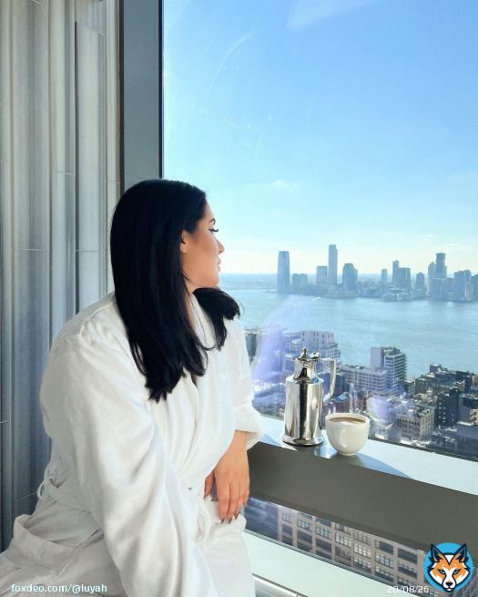 Photo by Holly Luyah on November 15, 2023. May be an image of bath robe and robe.