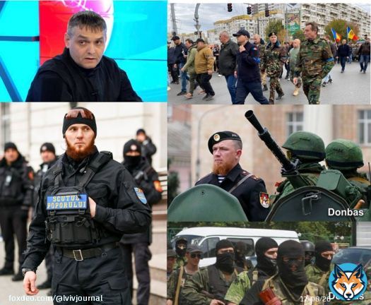 Chiril Guzun is the leader of 'Scutul Poporului' (People's Shield) a pro ruzZian paramilitary group that operates in Moldova & aims at installing by force a pro ruzZian gov. It's supported by ruzZia the same way it helped mercenaries in the Donbaonbas since 2014. #lviv #transinistria