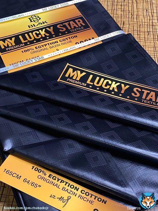 *My lucky star * Textile*************Austrie Bazin Riche XL Fabrique En Europe  King Team   165CM/300M 3200 per yard Available both dealer and pieces Please retweet my hustle