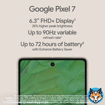 Wondering how #Pixel7 and Pixel 7 Pro compare? Check out the specs:  #MadeByGoogle
