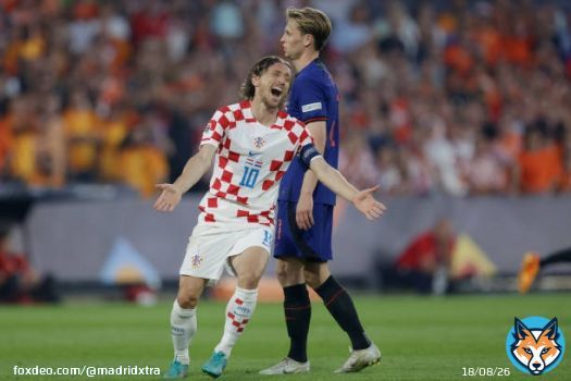 Luka Modrić with an assist at minute 98 (extra time) and Croatia takes the lead vs Netherlands!