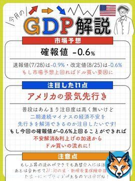╭━━━━━╮ 本日21:30 ╰━━━━━╯ '今回'のGDP注目ポイント解説! ドル円/USDJPYの 今後に影響出ると思う ドル買い・上昇要因になるかも そうなる場合 『為替介入』 日銀・財務省関係者の発言 にも注意 合わせて21:00 米・新規失業保険申請件数も注目 #FX初心者 #fx