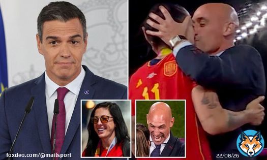 Spain's prime minister demands their FA president Luis Rubiales explain his World Cup final kiss