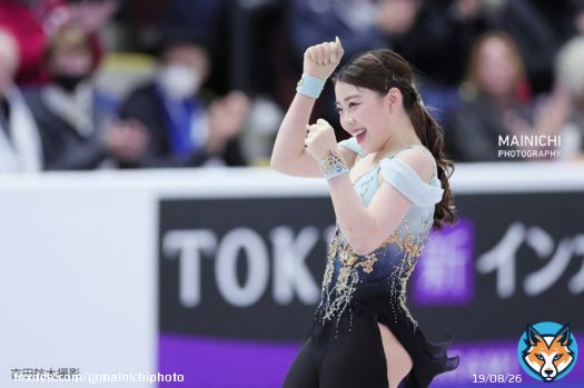 #フィギュアスケート GPシリーズ第２戦 #スケートカナダ。写真は女子フリーで演技を終え、笑顔を見せる #紀平梨花 です。  写真特集を更新しています&rarr;  #figureskate  #SkateCanada2022