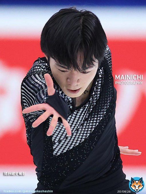 #フィギュアスケート の #全日本選手権 は #男子 の #ショートプログラム（#SP）。2022年北京冬季オリンピック銀メダルの #鍵山優真 選手（オリエンタルバイオ・中京大）が3位スタートです。写真特集&rarr;