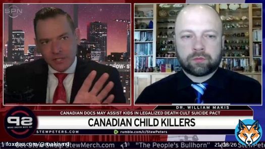 INTERVIEW with Stew Peters - Trudeau government wants euthanasia for Canadian children without parental consent, as well as the mentally ill  MAID for children is being pushed by Liberal @SenateCA & MPs like @MarcGarneau   Shocking story  #cdnpoli #ableg