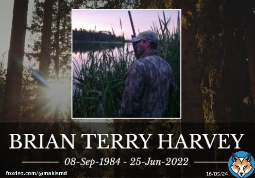Former Canadian Armed Forces, age 37, died suddenly in Edmonton, Alberta.  Brian Terry Harvey died in his sleep on Jun.25, 2022.  He enjoyed gardening, hunting and fishing.  Thank you to those who come forward. #DiedSuddenly #cdnpoli #ableg