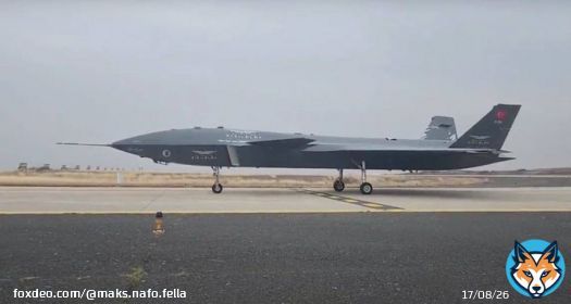 The Baykar company conducted a test run on the airstrip for the Kizilelma UAV.   This unmanned fighter jet uses the AI-25TLT turbojet engine developed by the Ukrainian 'Motor Sich' company.  This engine will allow the drone to reach speeds of up to 8800 km/h.