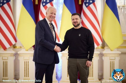 'Joseph Biden, welcome to Kyiv! Your visit is an extremely important sign of support for all Ukrainians. ' - Zelensky