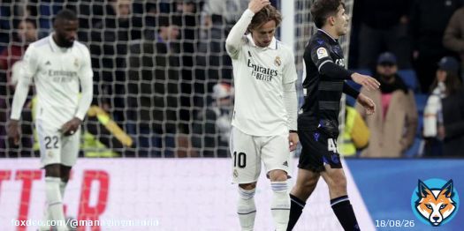 Three stats from Real Madrid&rsquo;s frustrating 0-0 draw with Real Sociedad, including:  - A rare blank - A career-high for one player - Rodrygo&rsquo;s 1-vs-1 battle