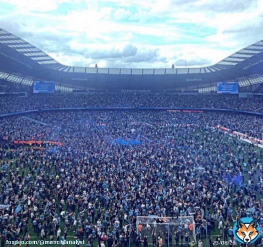 This should be a big hard slap to all those haters who keep on saying that Manchester City have no fans.  #MCIAVL #PremierLeague #ManCity