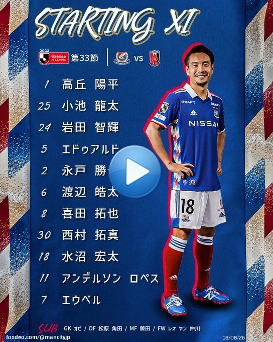 ベルナルド・シウバから応援メッセージが！  #元気よく行こうぜトリコロールの勇者たち   #fmarinos｜#Jリーグ