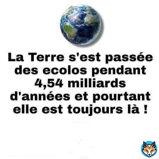 Et c'est aussi valable pour le Giec.