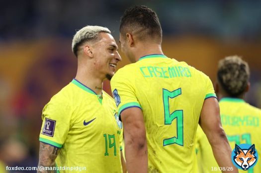 Antony x Casemiro   Our men dey link up.