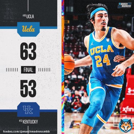 NO. 16 UCLA POWERS PAST NO. 13 KENTUCKY   The Bruins are victorious in Madison Square Garden behind a double-double from Jaime Jaquez Jr.