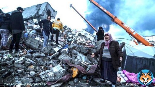 Da tutti i cosiddetti &ldquo;stati canaglia&rdquo; stanno atterrando aerei carichi di aiuti per la Siria terremotata. I Paesi Nato non solo sono assenti ma, con le loro criminali sanzioni, impediscono addirittura i soccorsi.
