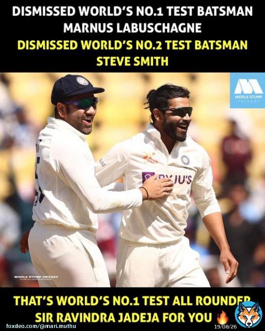 That's sir jadeja, who has come from 5 months rest.  @imjadeja   #INDvsAUS   #BGT2023  #BorderGavaskarTrophy