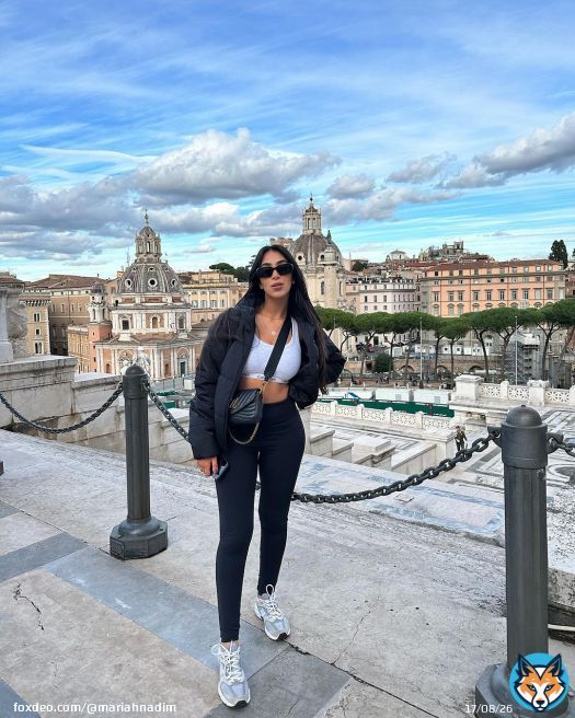 Photo by mariahnadim - ماريا ناديم on December 04, 2023. May be an image of 1 person, Piazza di Spagna, The Trevi Fountain, Piazza Venezia and text.