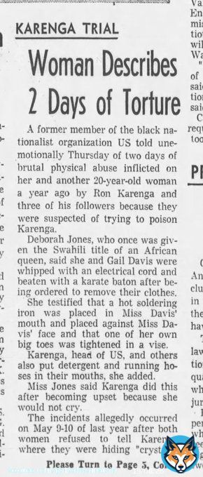 The thug who created Kwanzaa kidnapped African women and kept them in his basement, brutalizing and torturing them relentlessly.  Kwanzaa was a smokescreen to distract from his criminality. A criminal defense, if you will.