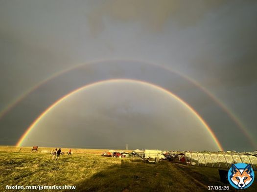 double rainbow! #happypride #beyondwonderland