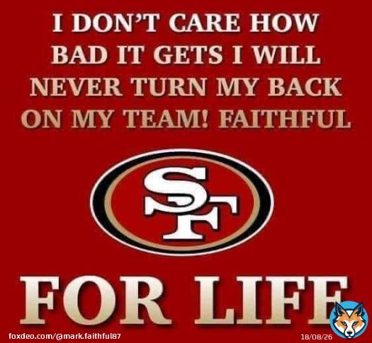 Thank for a great journey and season.. #49ers   #FaithfulThenAndFaithfulNow l #FTTB