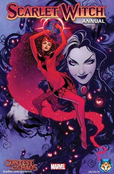 Chaos will reign.  Agatha Harkness returns with bold new plans, leading to a clash between #MarvelComics' most powerful witches in 'Scarlet Witch Annual' #1 this June! The saga continues in 'Contest of Chaos':