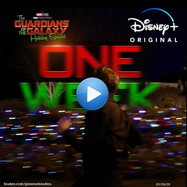 Christmas is coming early this year    In ONE WEEK, Marvel Studios&rsquo; Special Presentation: The Guardians of the Galaxy Holiday Special is streaming only on @DisneyPlus.