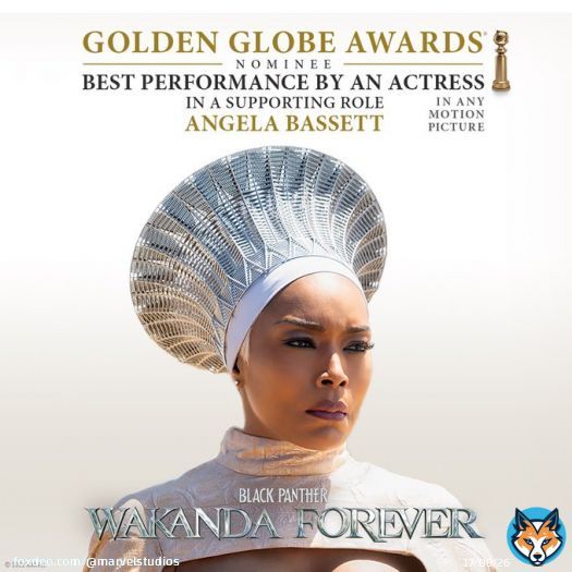 Congratulations to Angela Bassett on her Golden Globe Nomination for Best Supporting Actress in a Motion Picture for #WakandaForever #GoldenGlobes