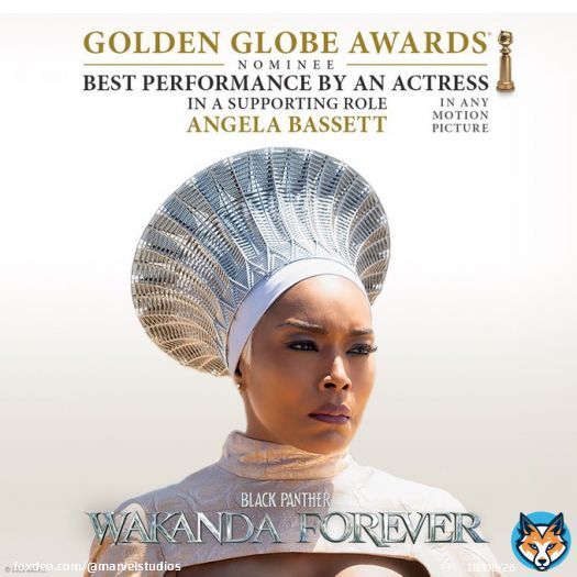 Congratulations to Angela Bassett on her Golden Globe Nomination for Best Supporting Actress in a Motion Picture for #WakandaForever #GoldenGlobes
