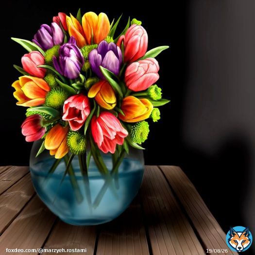 'A rainbow of flowers'  The beauty of flowers is in their variety of colors.  @objktcom 12 Edition  3 #tezos     #tezoscommunity    #NFTs #NFTCollection  #TezosNFTs