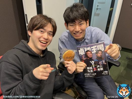 今からparavi  ！！ 深い時間だけど元気に解説します  福澤さんからジャストミートどら焼き頂きました！  #世界卓球　#テレビ東京　#paravi