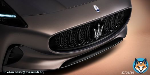The Trident leads the way. The black front grill announces the presence of the #MaseratiGranTurismo with gloss black slats and a brushed chrome outline. The intrigue and appeal of past grand tourers in a striking contemporary iteration. GranTurismo. The Others Just Travel.