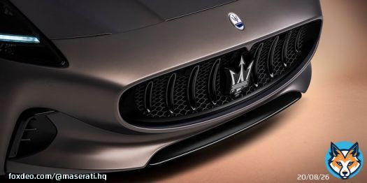 The Trident leads the way. The black front grill announces the presence of the #MaseratiGranTurismo with gloss black slats and a brushed chrome outline. The intrigue and appeal of past grand tourers in a striking contemporary iteration. GranTurismo. The Others Just Travel.