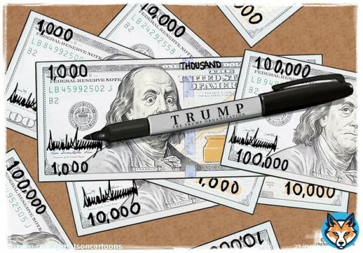 Sharpie Valuation #Trump #TrumpCrimeFamily #inflation