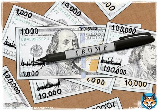 Sharpie Valuation #Trump #TrumpCrimeFamily #inflation