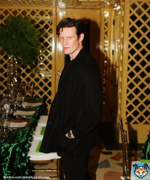 Matt Smith at the Vas J. Morgan and Michael Braun Pre- Oscars Dinner in Los Angeles.  #MattSmith