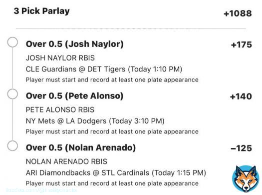 RBI Lay +1088   Let&rsquo;s go 3/3 today! Let&rsquo;s have a good hump day!   #GamblingTwitter #MLBPicks