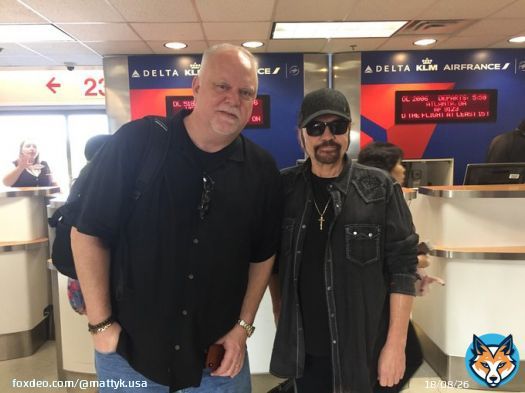 I happened to ride with Gary Rossington from Atlanta up to Buffalo, the day after Ed King passed. We spent the time drinking, reminiscing, and talking guitars. After we got off the plane, we took this picture.  That flight was the last time I saw him. RIP to one of the greats.
