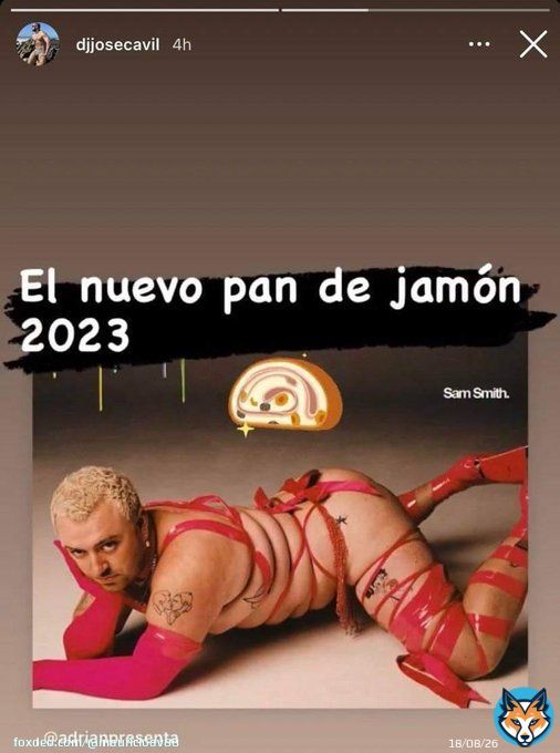 Se transform&oacute; en moda burlarse de #SamSmith y principalmente las burlas vienen de la misma comunidad, lo que es a&uacute;n m&aacute;s lamentable y vergonzoso... En cuanto a este caso (fotos abajo), la burla viene de una tribalera, qu&eacute; m&aacute;s se podr&iacute;a esperar de esta clase gente?