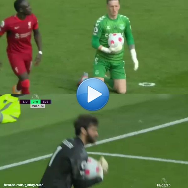 Can your goalkeeper saves, score & troll?  \ud83d\ude02 #AlissonBecker #LIVEVE #LFC