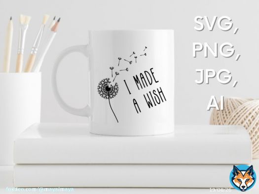 Excited to share the latest addition to my #etsy shop: I made a wish printable vector,Kindness matters png, Inspirational Positive Svg,Motivational Svg, Self Love,dandelion svg,Mother's Day Gift,  #black #birthday #valentinesday #white #phrasesay